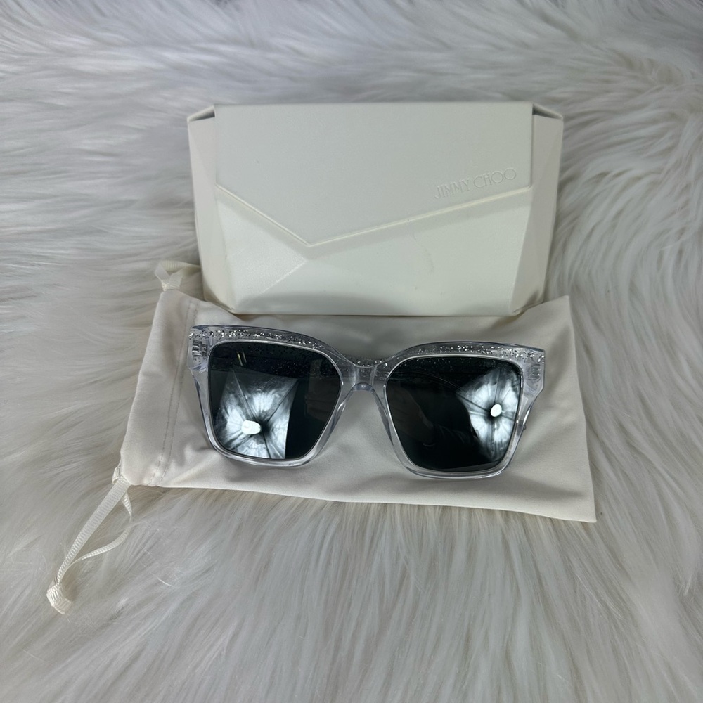 Jimmy Choo Silver Sunglasses
